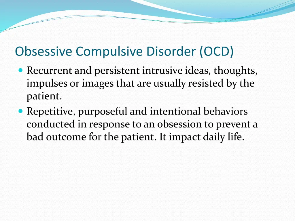 obsessive compulsive disorder ocd