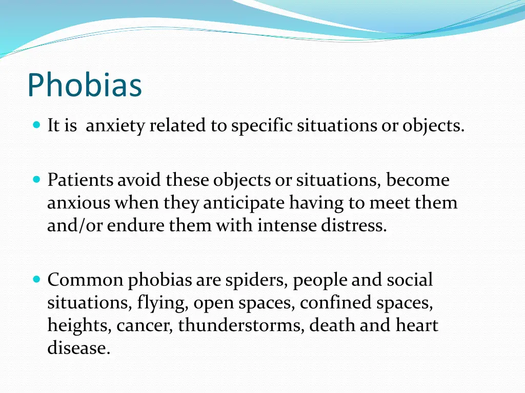 phobias