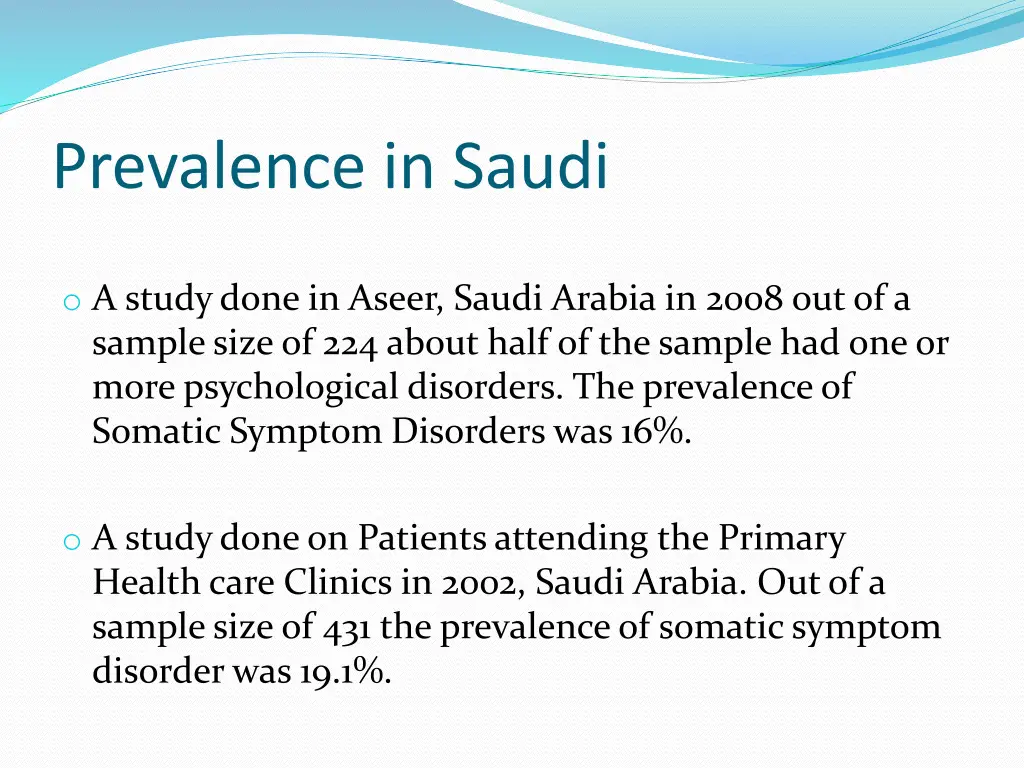 prevalence in saudi