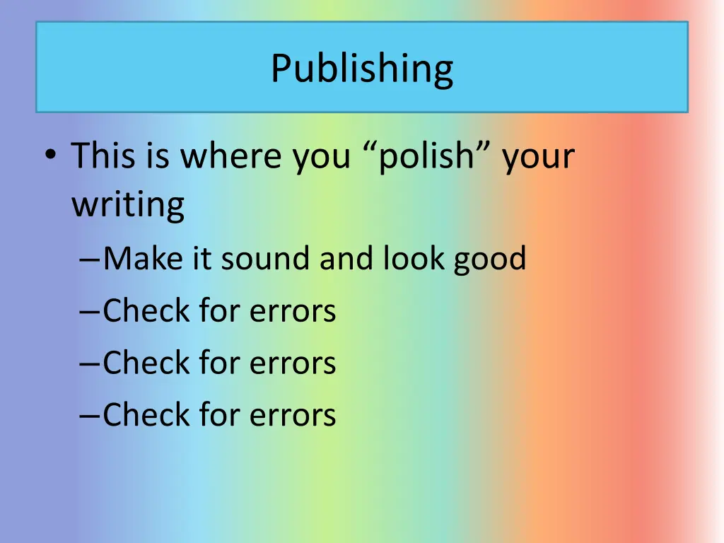 publishing