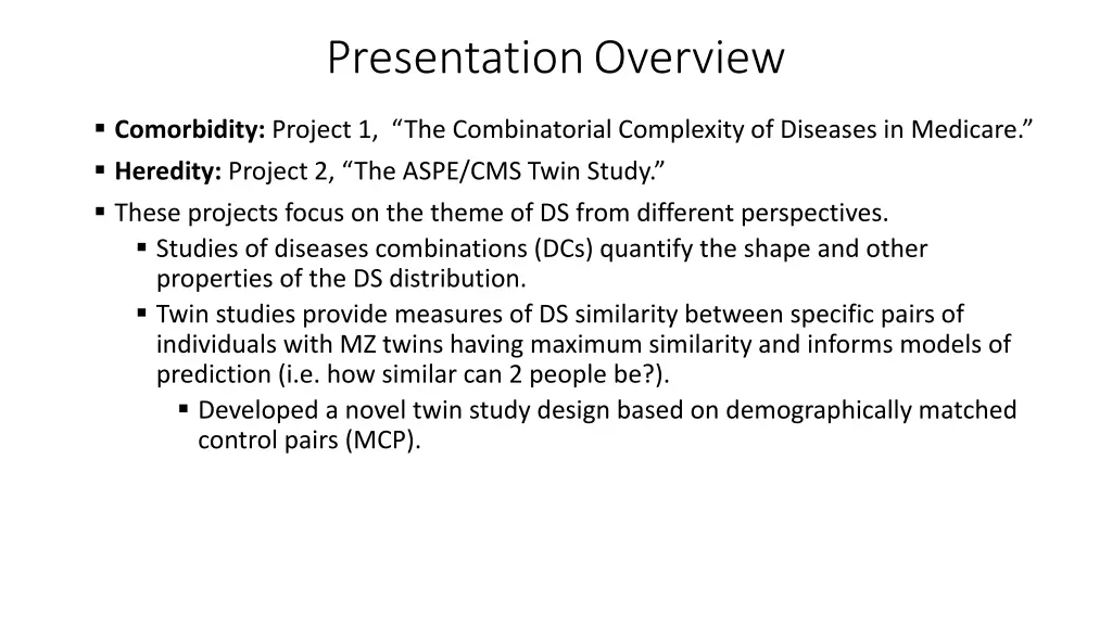 presentationoverview