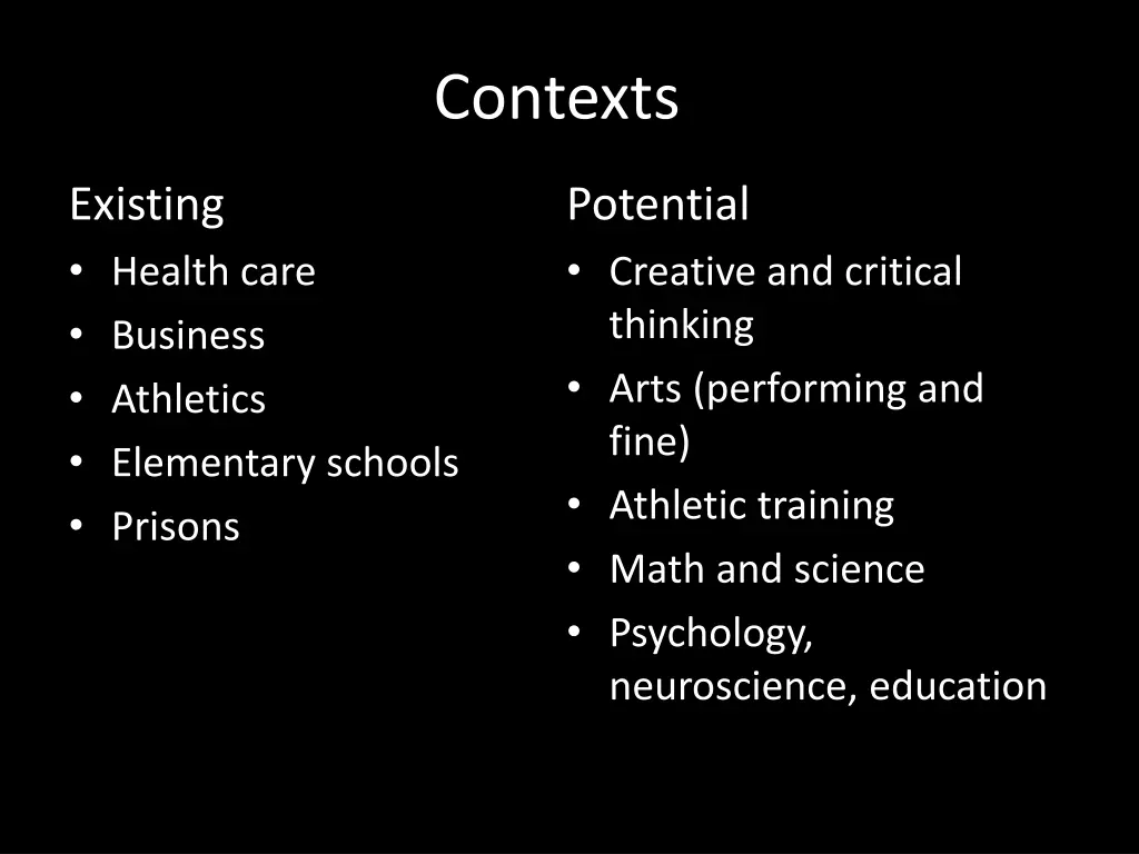 contexts
