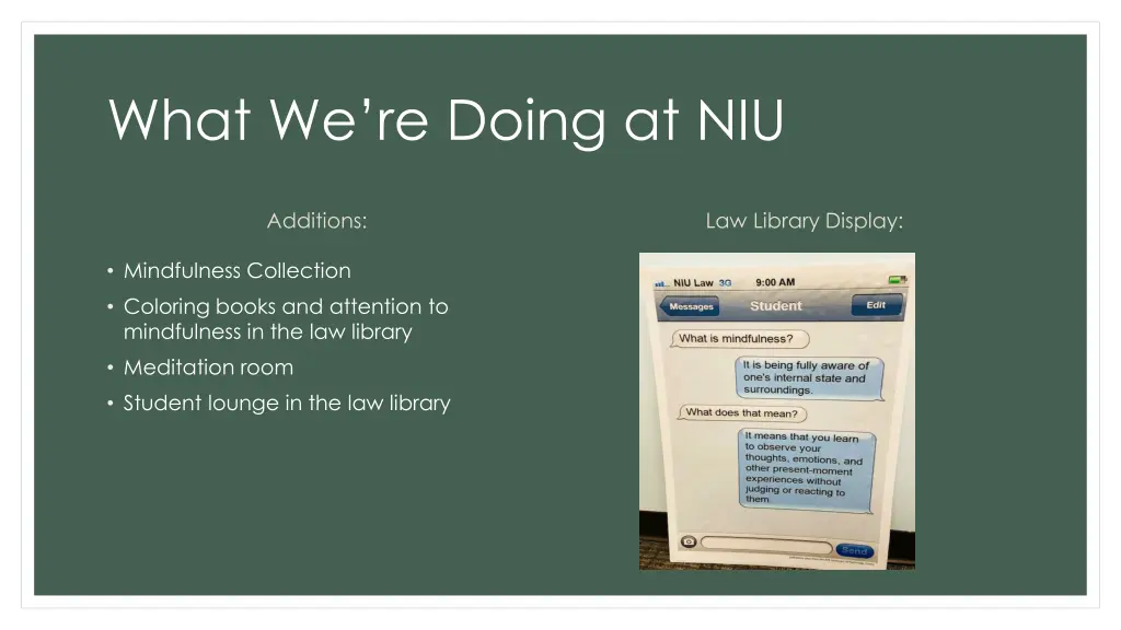 what we re doing at niu
