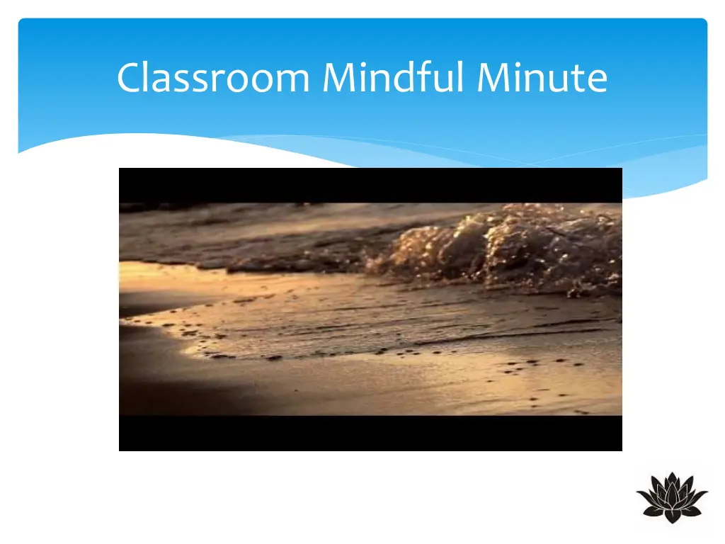 classroom mindful minute
