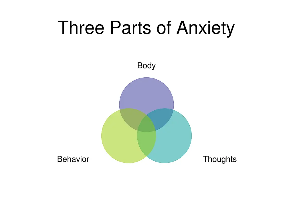 three parts of anxiety