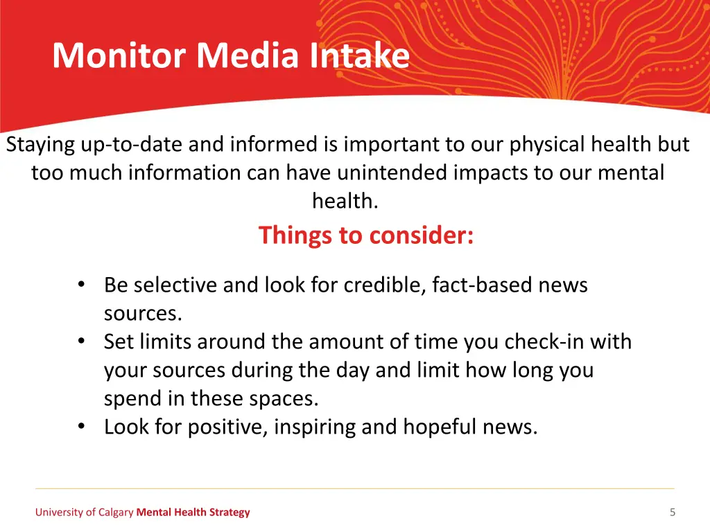 monitor media intake