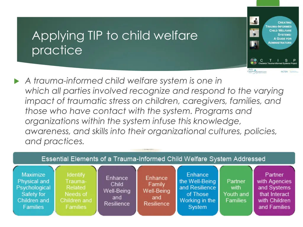 applying tip to child welfare practice