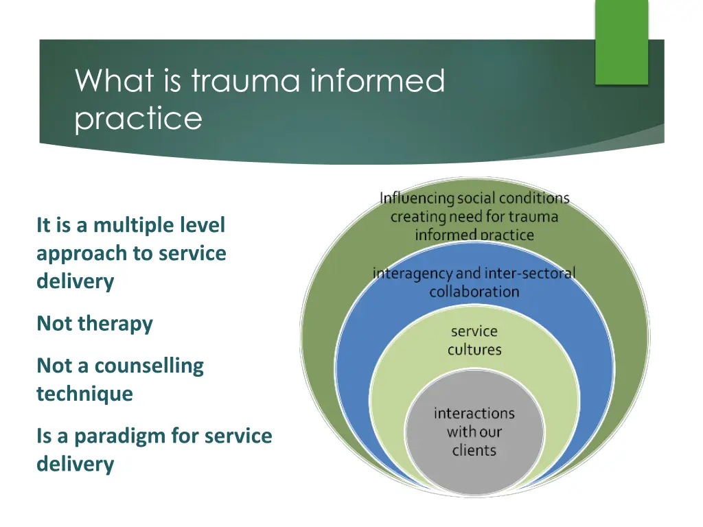 what is trauma informed practice 1