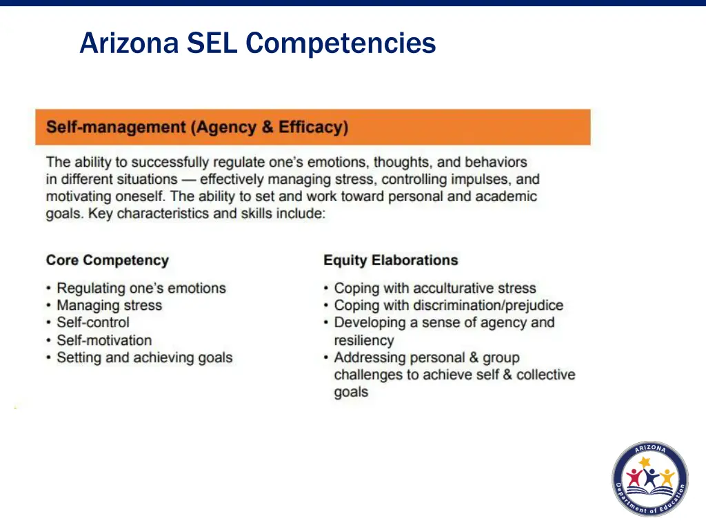 arizona sel competencies 3