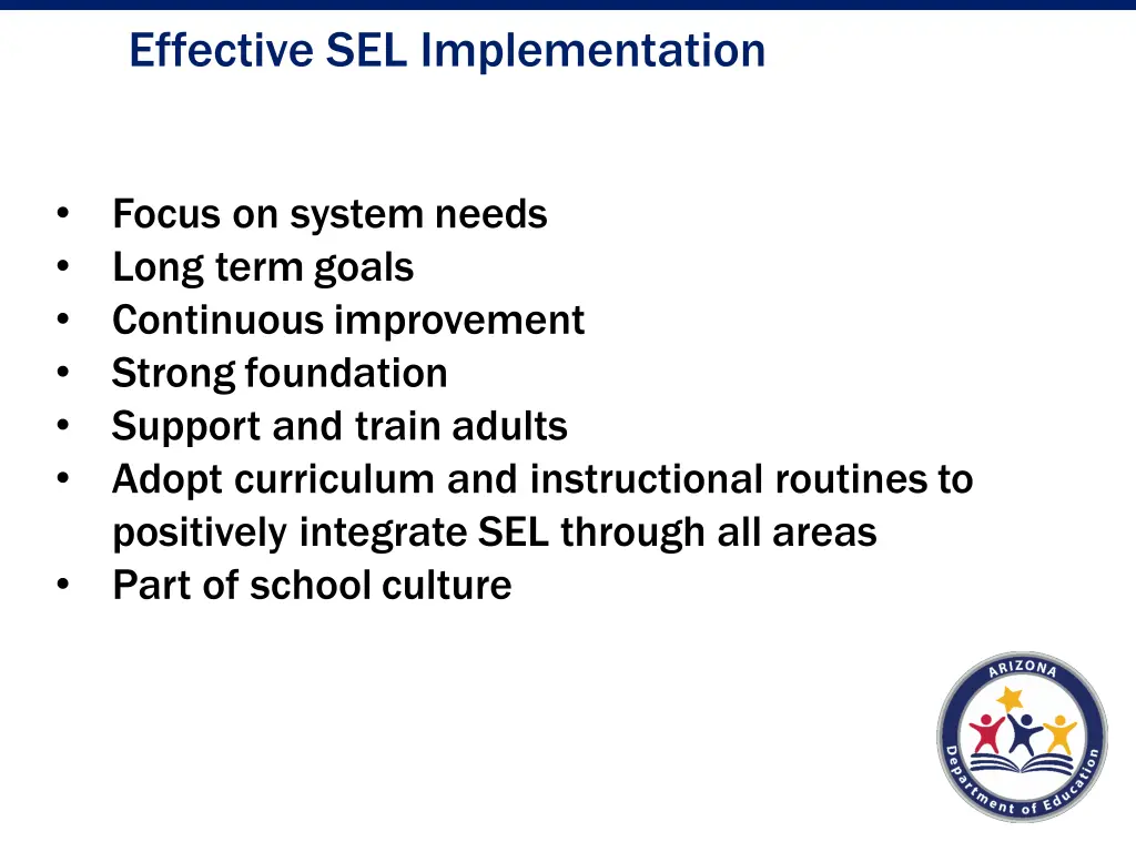 effective sel implementation 2