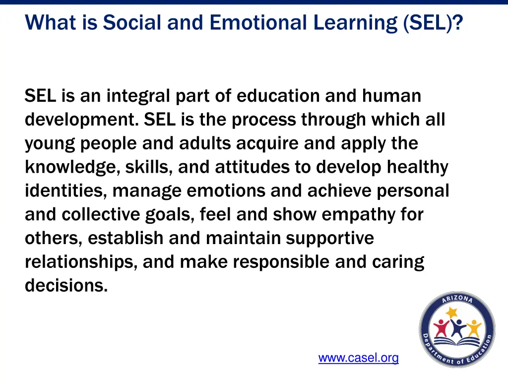 what is social and emotional learning sel