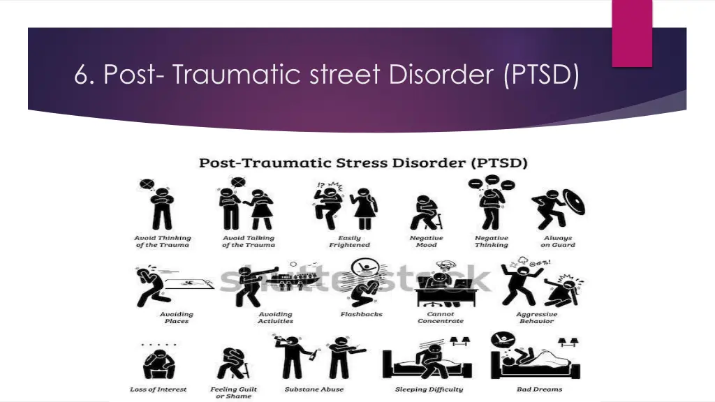 6 post traumatic street disorder ptsd