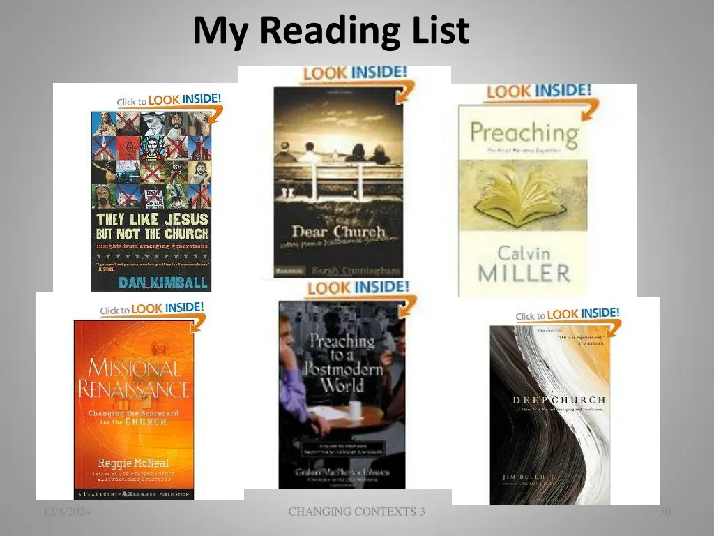 my reading list