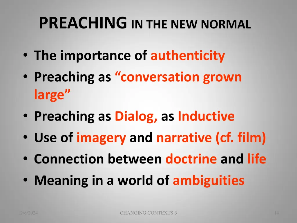 preaching in the new normal 1