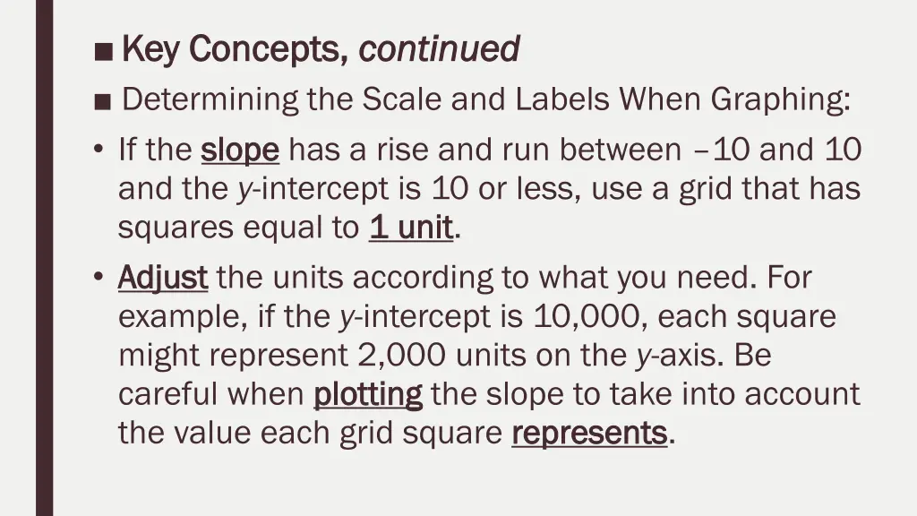 key concepts key concepts continued determining