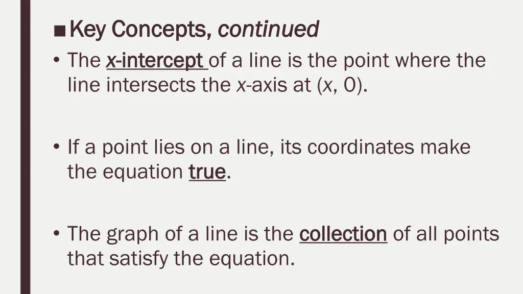 key concepts key concepts continued