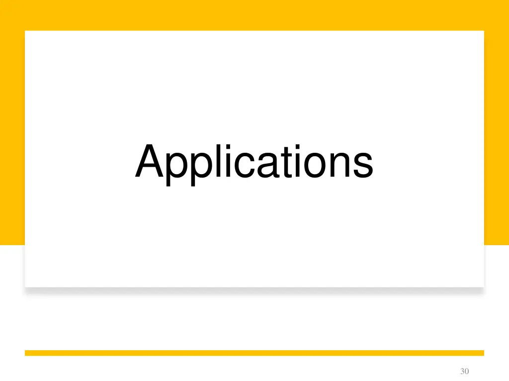 applications