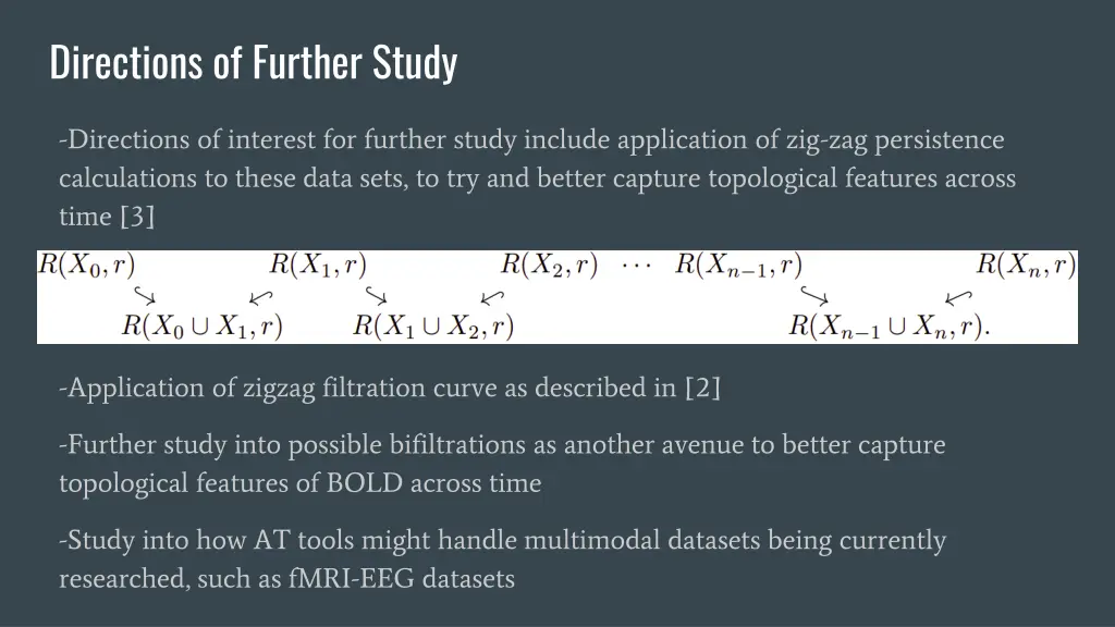 directions of further study