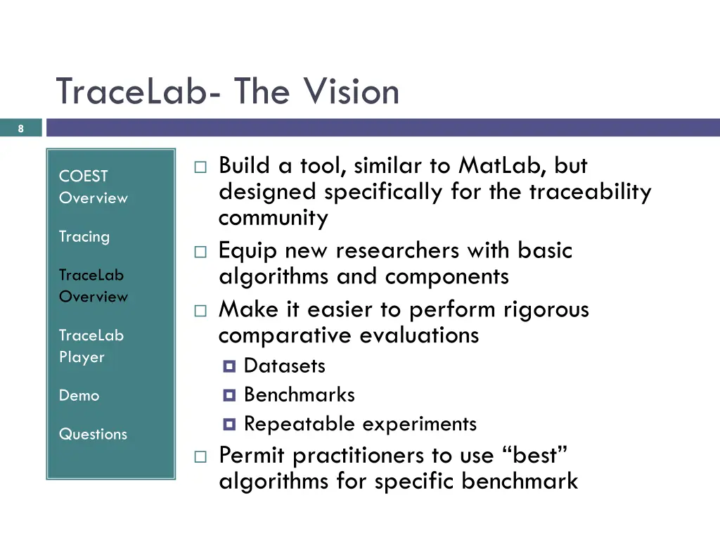 tracelab the vision