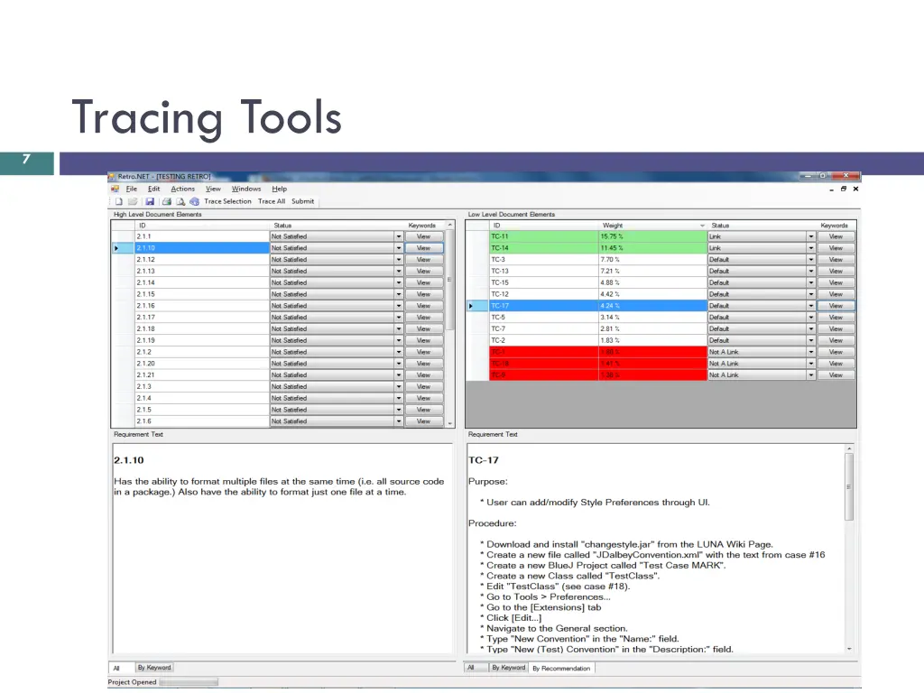 tracing tools