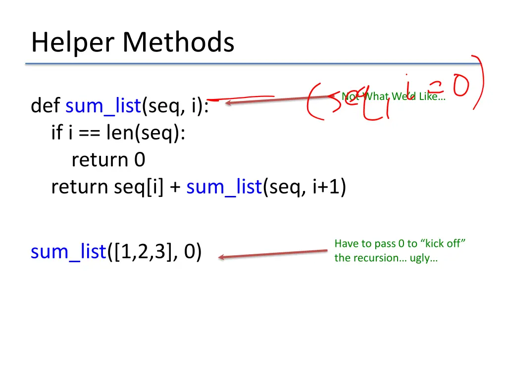 helper methods