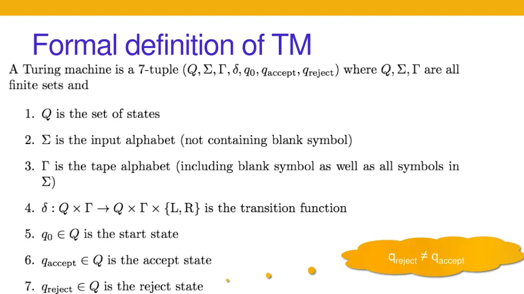 formal definition of tm