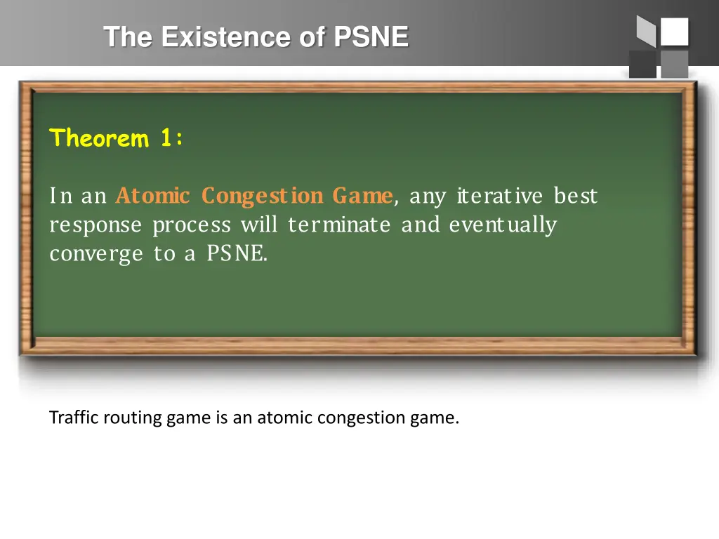 the existence of psne