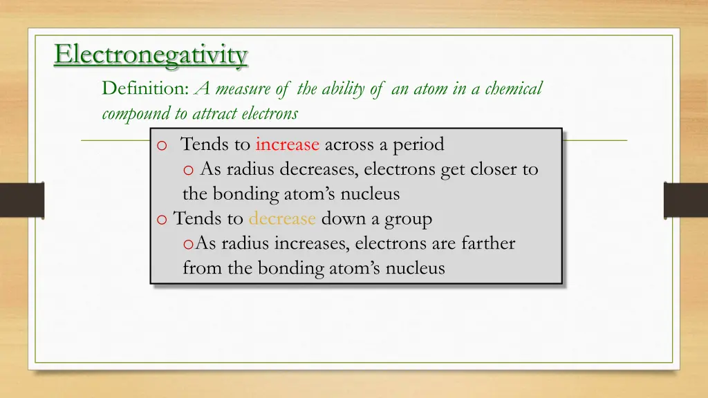 electronegativity definition a measure