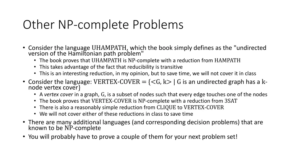 other np complete problems