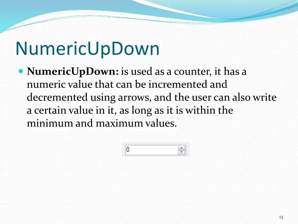 numericupdown