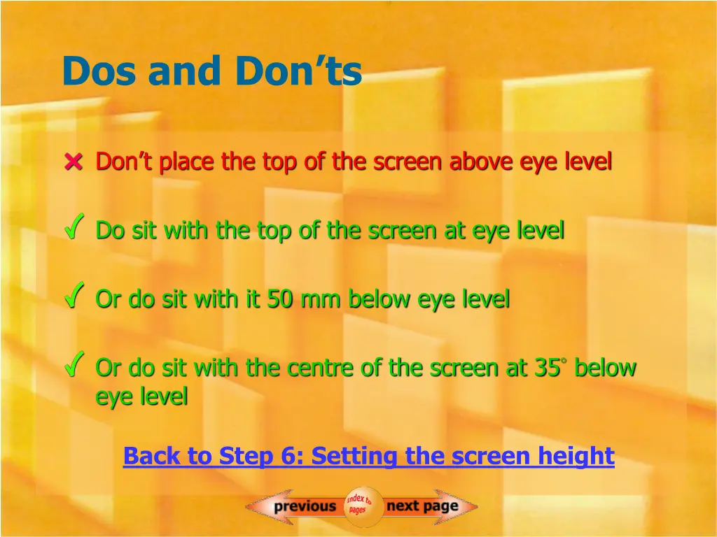 dos and don ts 5