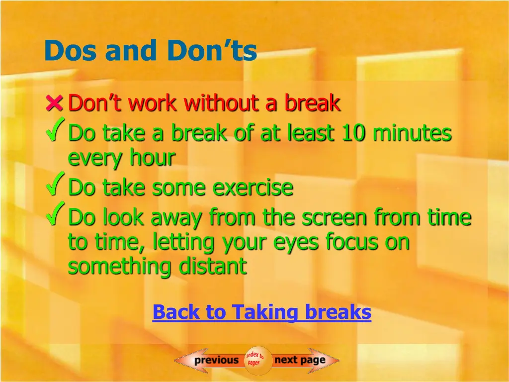 dos and don ts 8