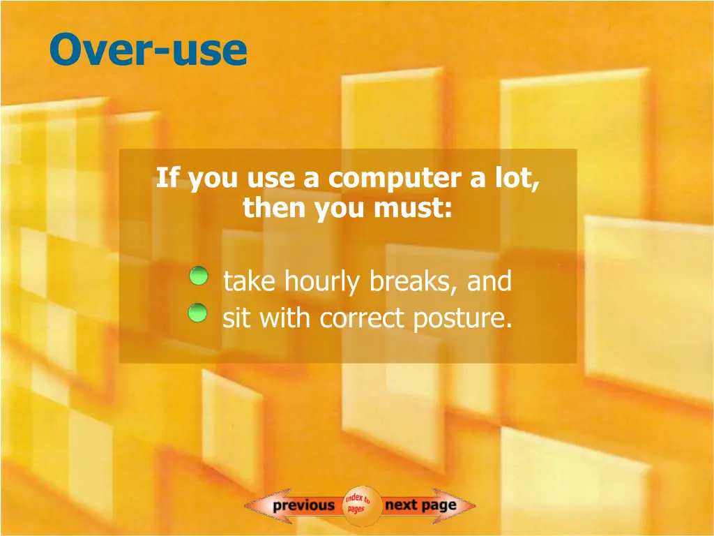 over use
