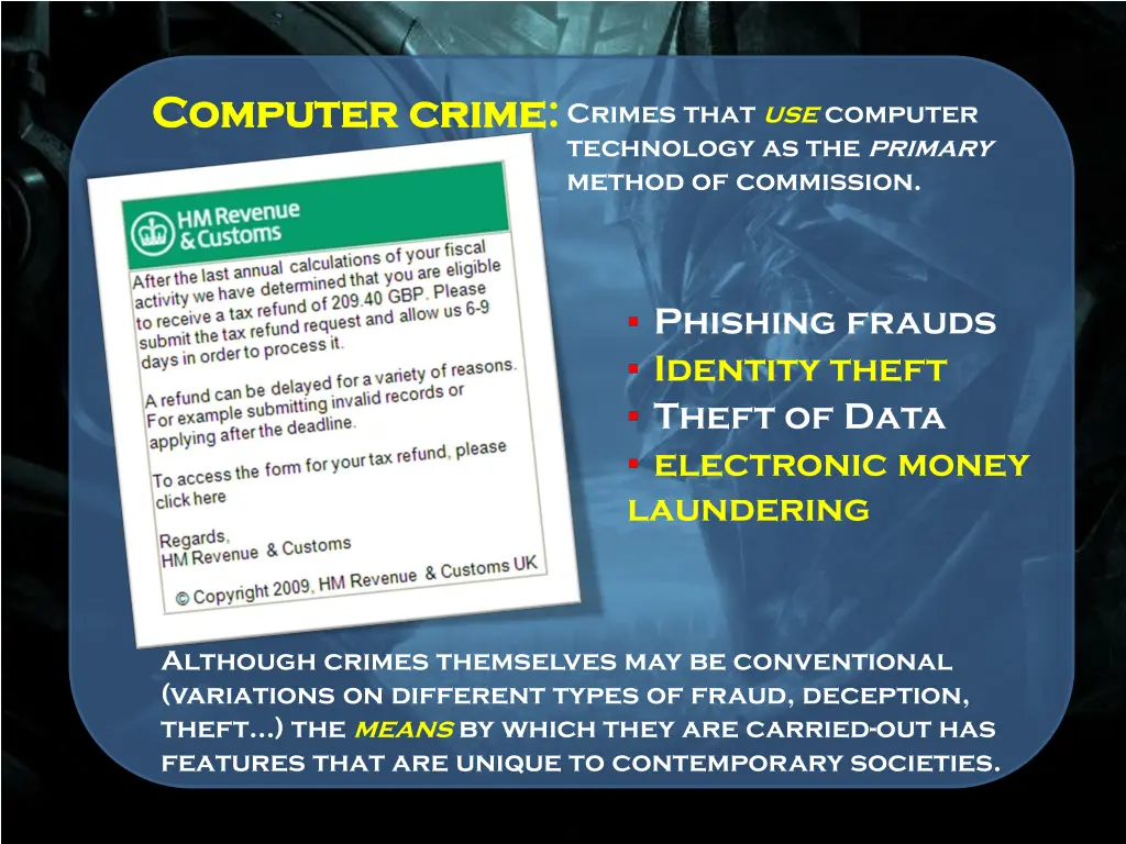 computer crime computer crime crimes that