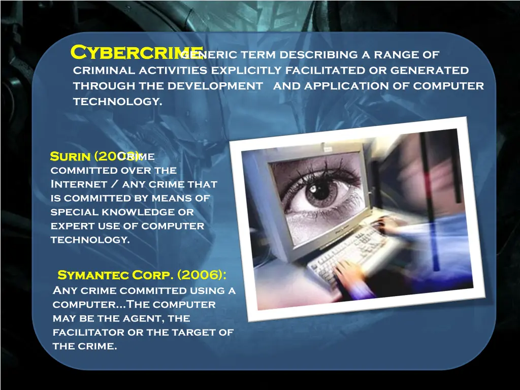 cybercrime cybercrime criminal activities