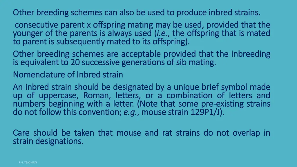 other other breeding breeding schemes consecutive