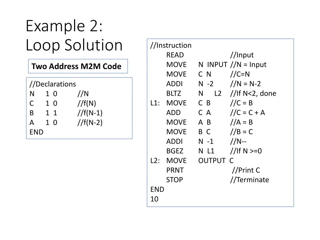 example 2 loop solution