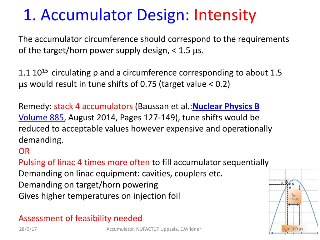 1 accumulator design intensity