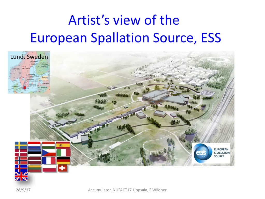 artist s view of the european spallation source