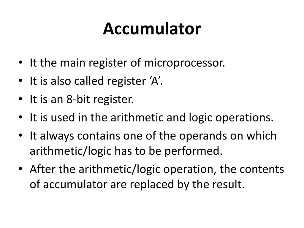 accumulator