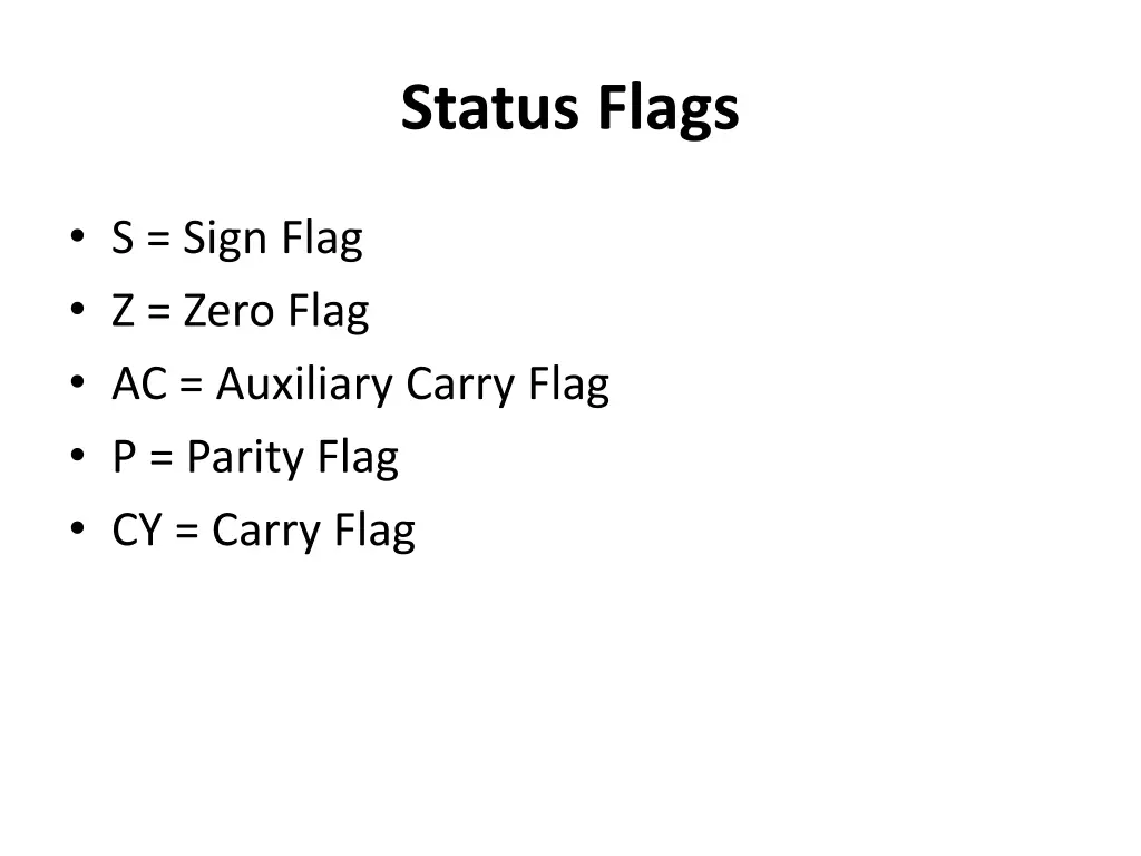 status flags 1