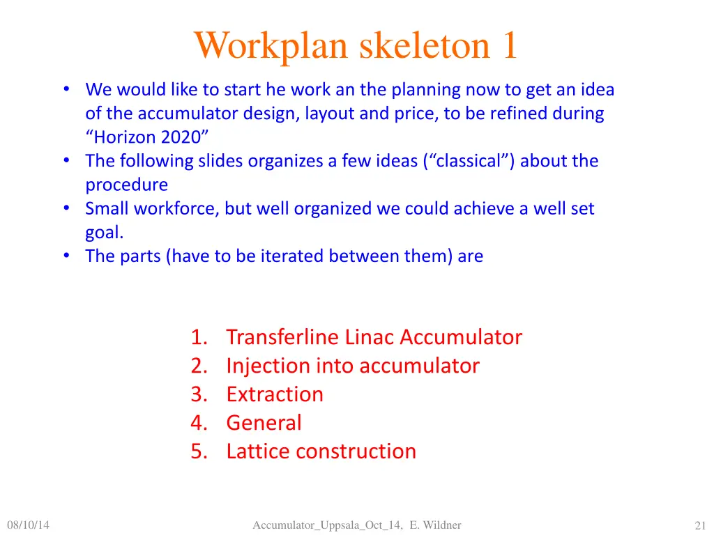 workplan skeleton 1