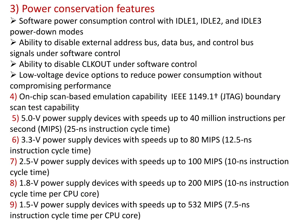 3 power conservation features software power