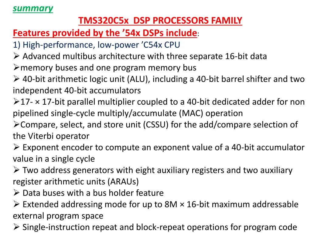 summary 1