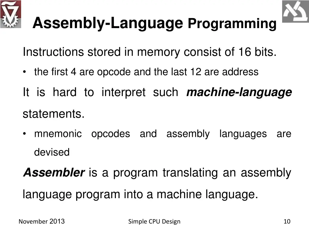 assembly language programming