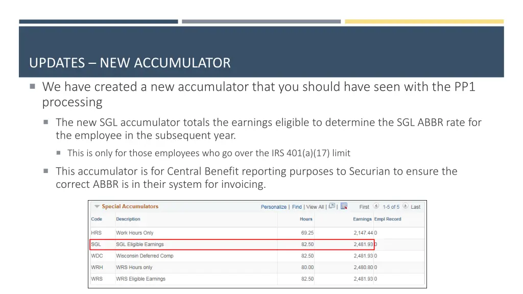 updates new accumulator