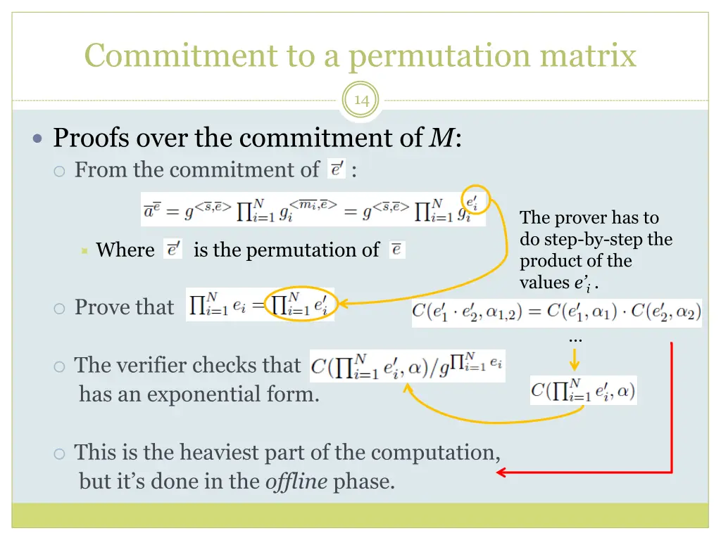 commitment to a permutation matrix 3