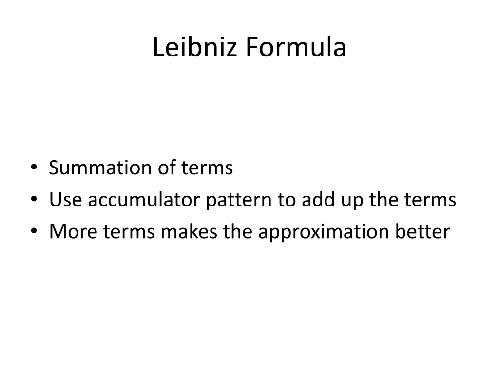 leibniz formula