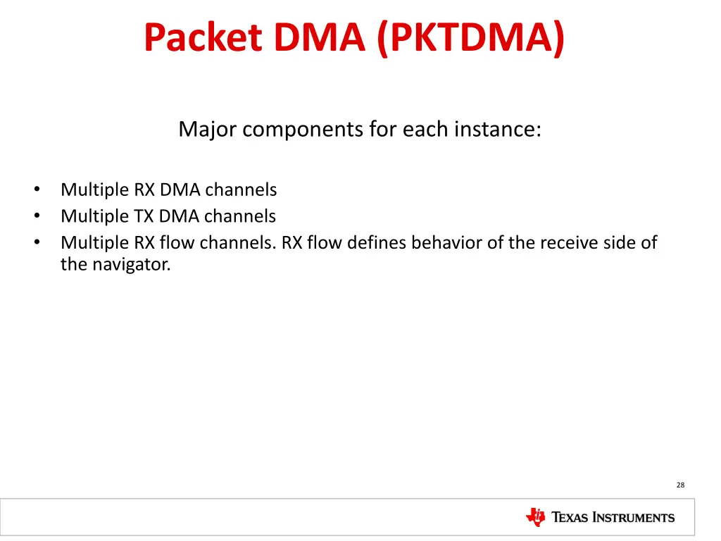 packet dma pktdma