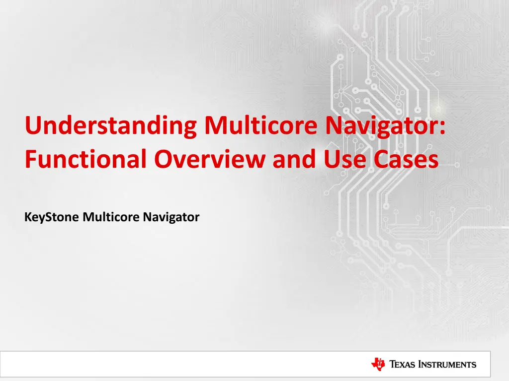 understanding multicore navigator functional